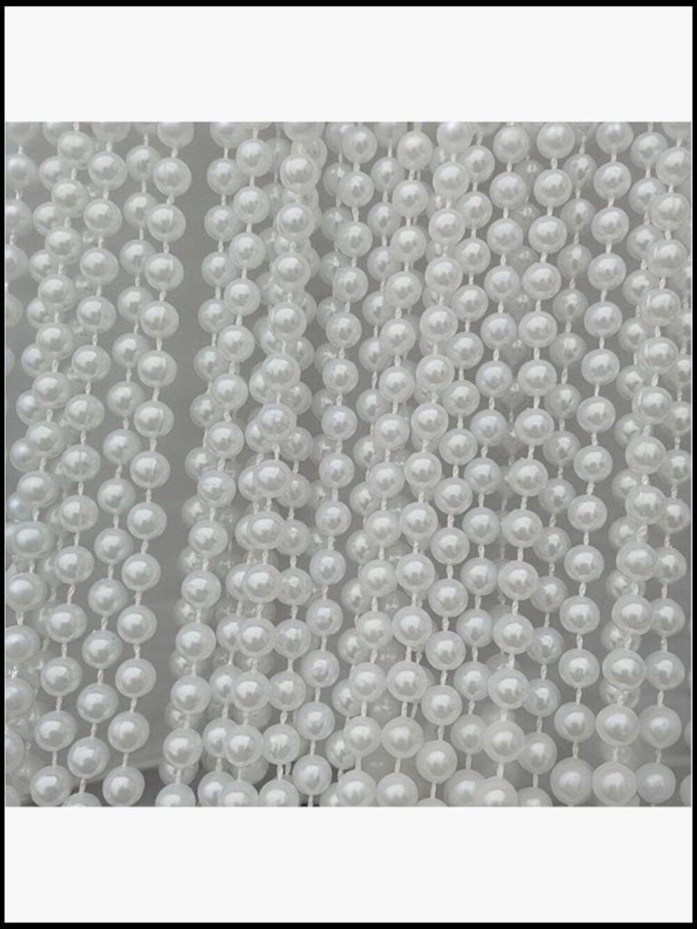 60 Pcs Faux Pearl Necklace Bulk For Women Costume Party Wedding Decor